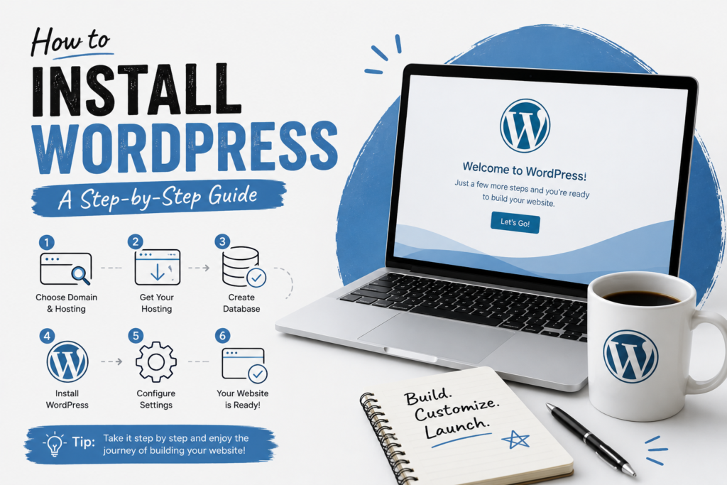 how to install wordpress a step by step guide