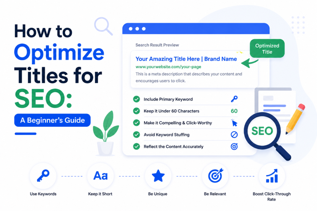 How to Optimize Titles for SEO: A Beginner’s Guide