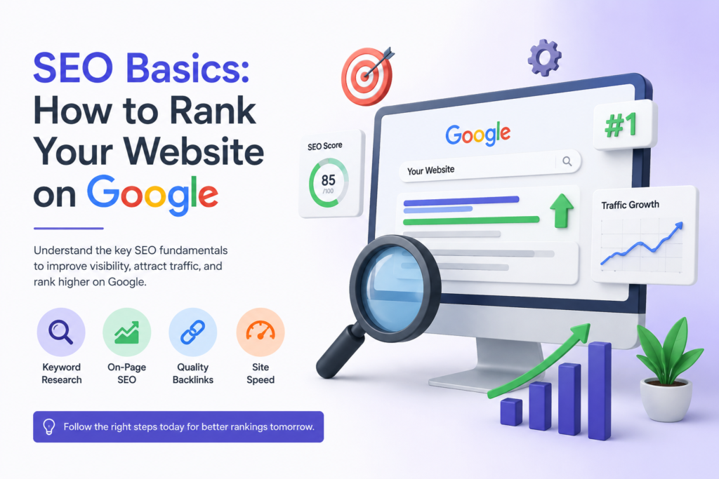 seo basics how to rank your website on google