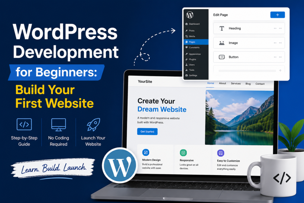 wordpress development for beginners build your first website