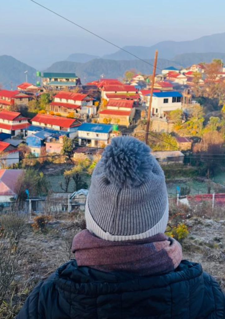 the beauty of ghale gaun from top