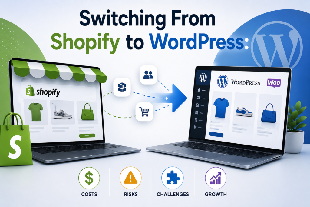 Switching From Shopify to WordPress: Costs, Risks & Challenges