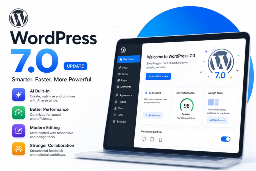 wordpress 7.0 update